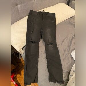 NWT White Birch Stretch Distressed Black Jeans Size XL